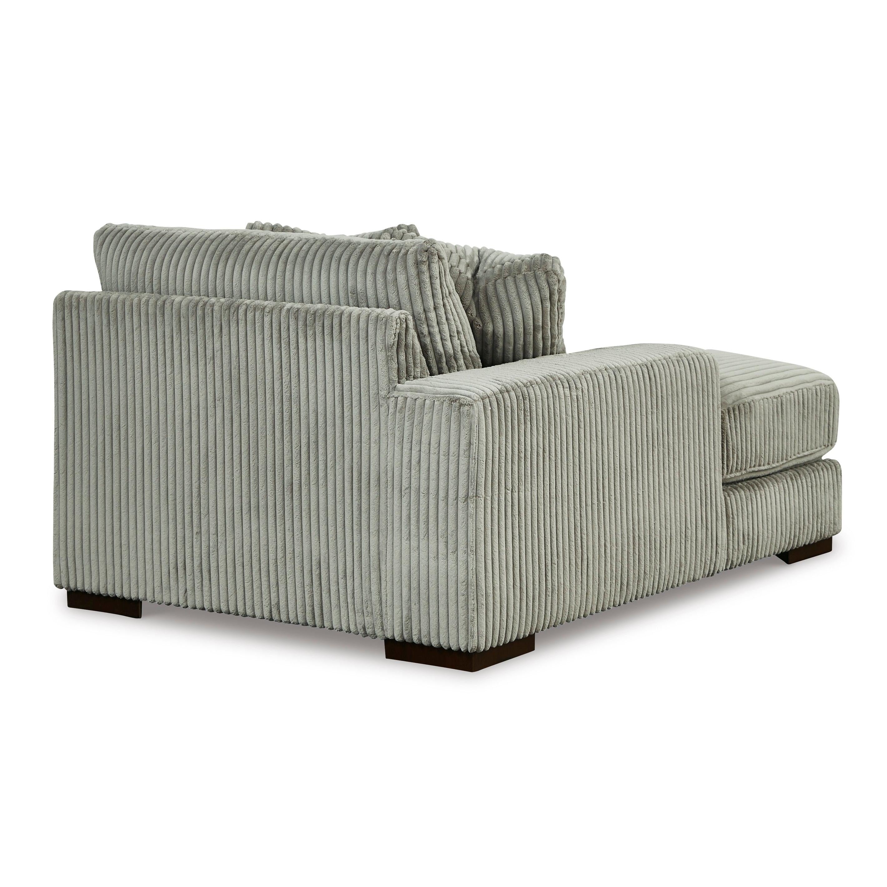 Stylish Lindyn 2-Seater Sectional Sofa with Left-Facing Chaise in Elegant Fog Fabric