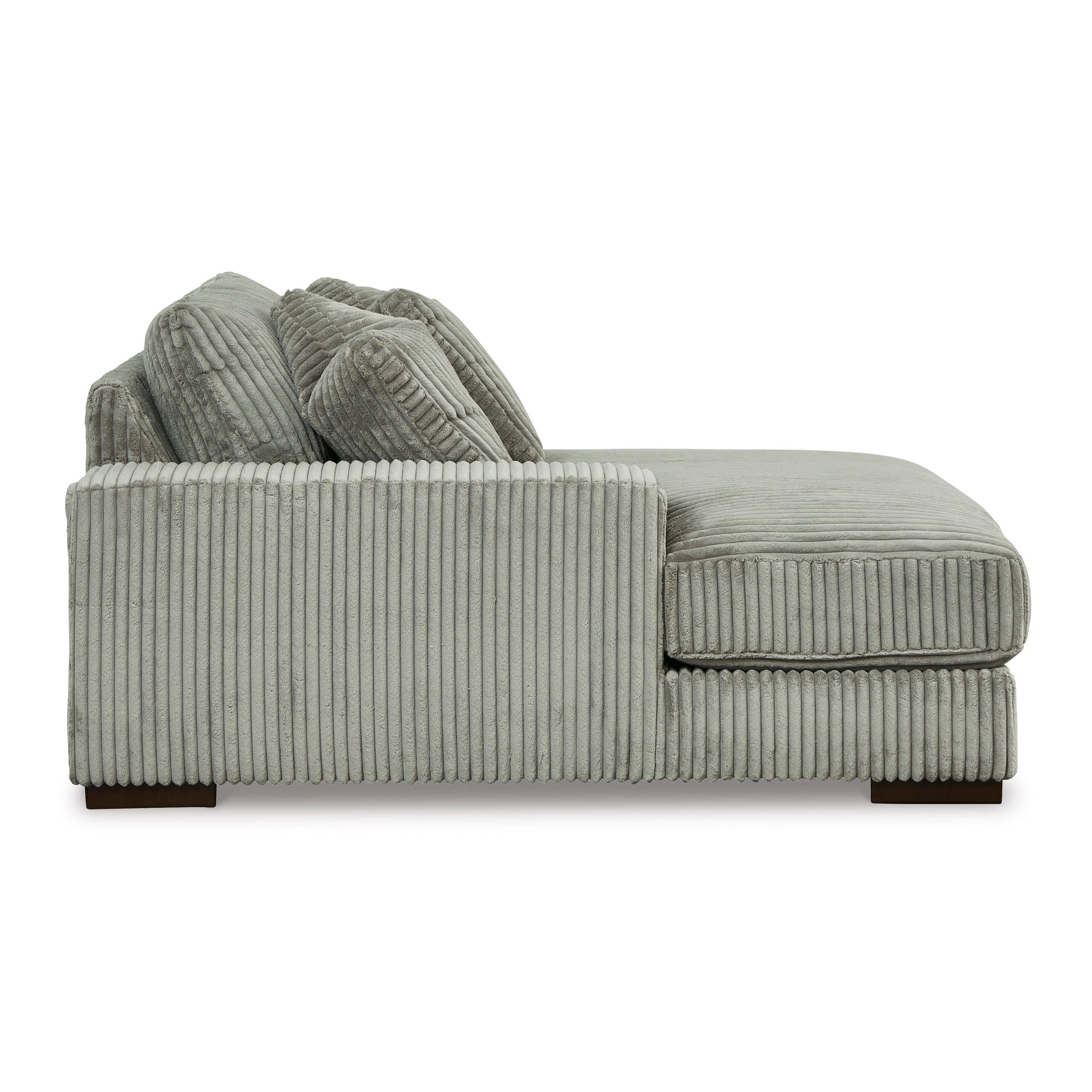 Stylish Lindyn 2-Seater Sectional Sofa with Left-Facing Chaise in Elegant Fog Fabric