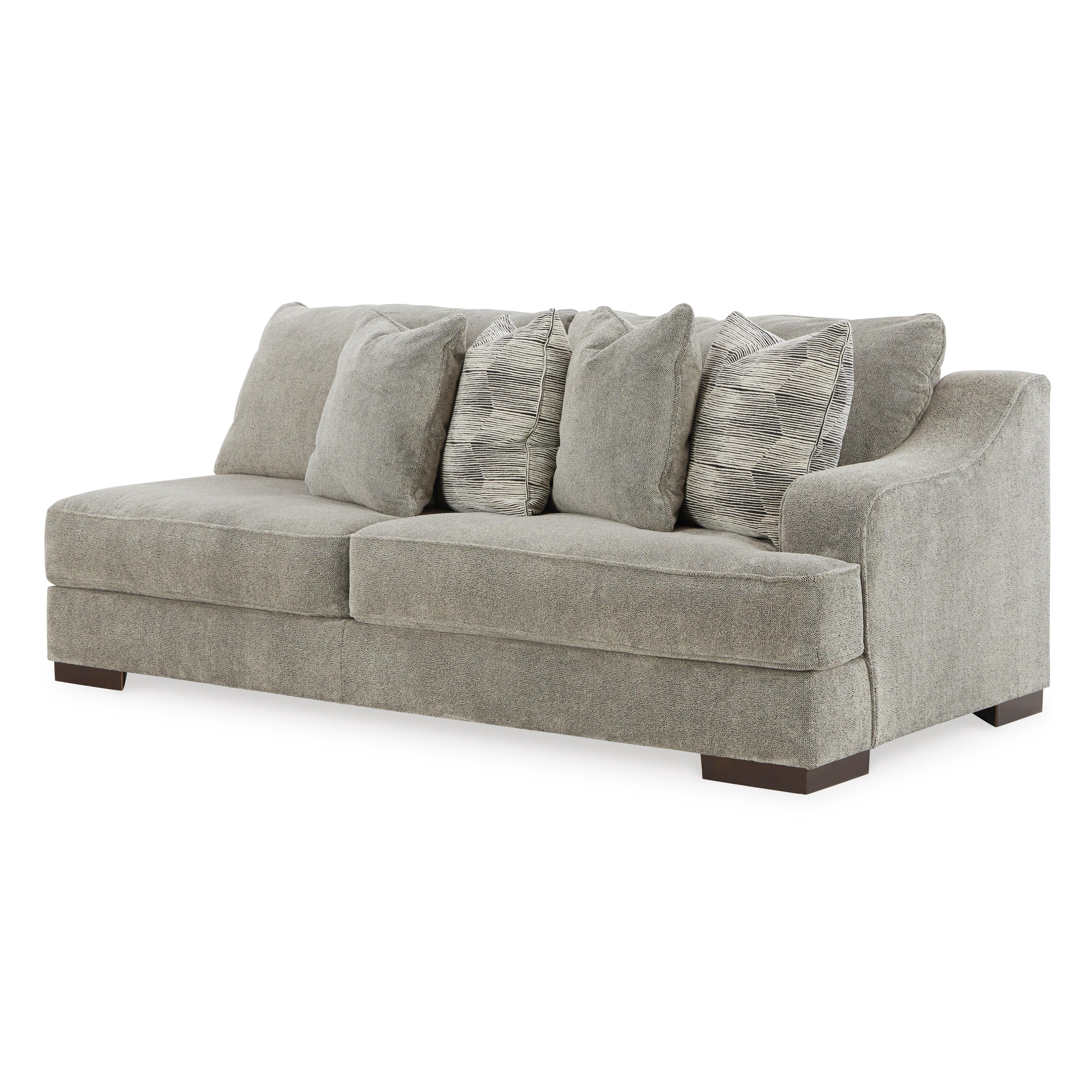 Stylish Bayless 4-Piece Sectional in Elegant Smoke Finish