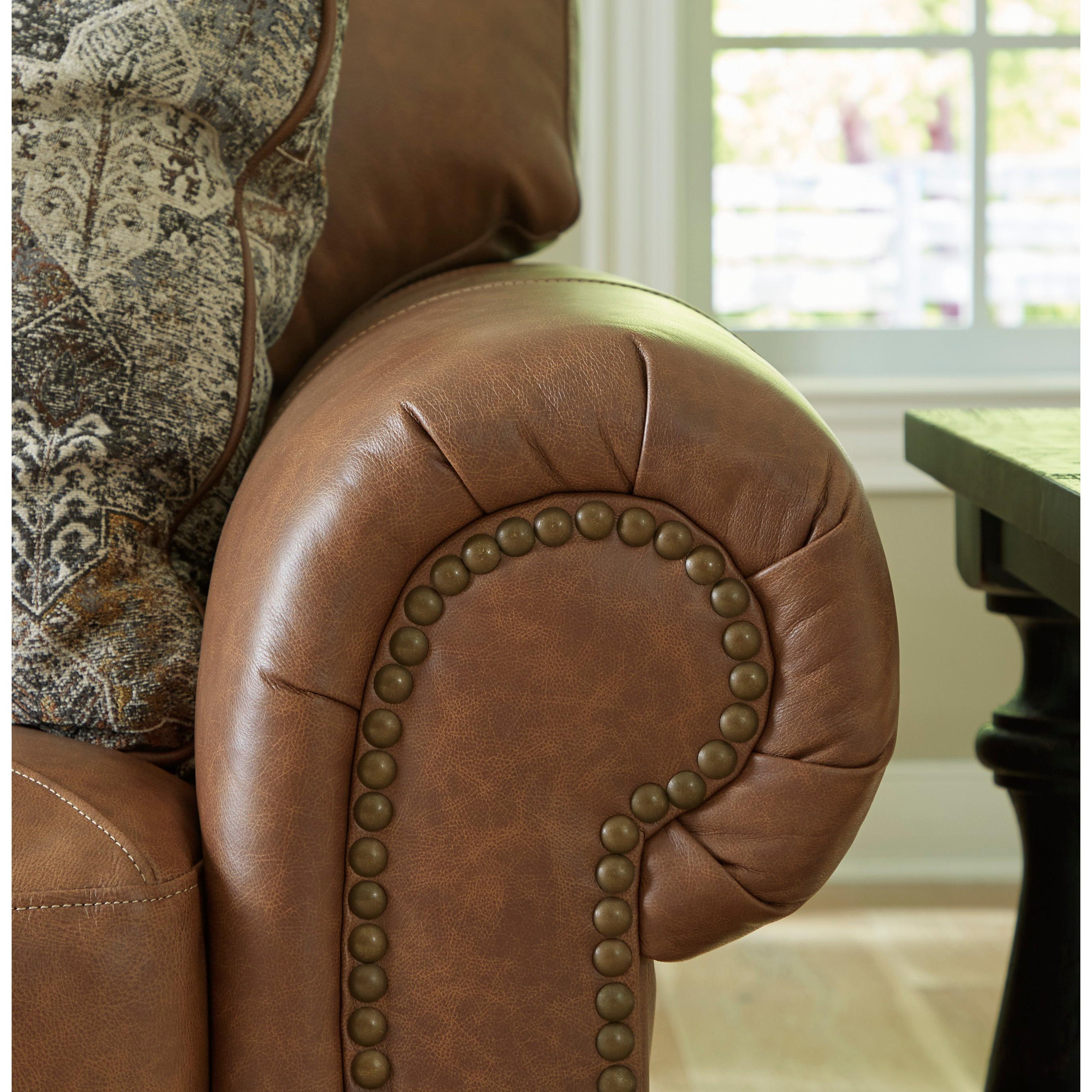 Elegant Carianna 2-Seater Sofa in Rich Caramel Leather