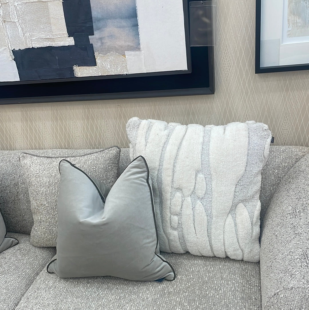 Elegant Pelham Stone Cushion for Ultimate Comfort