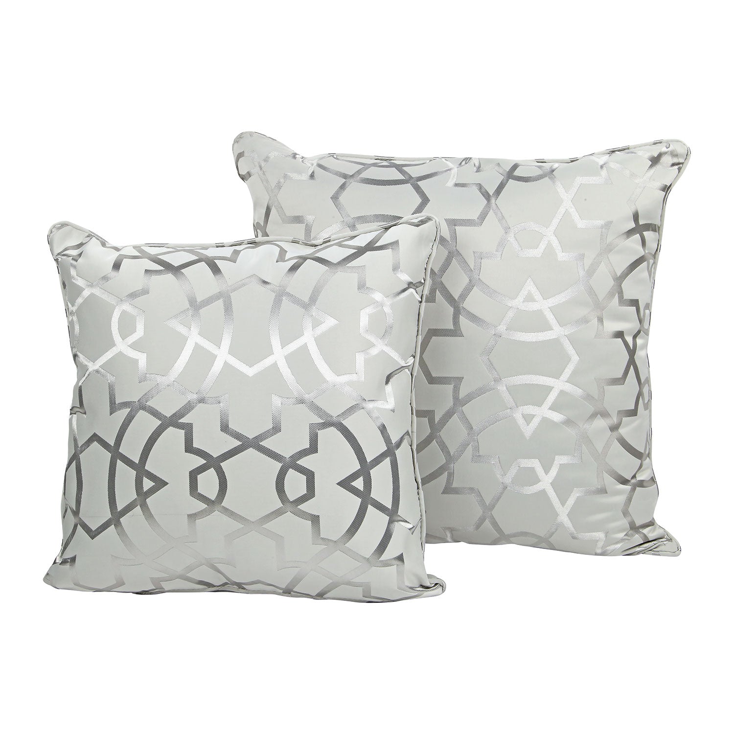 Elegant Sydney Silver Decorative Cushion