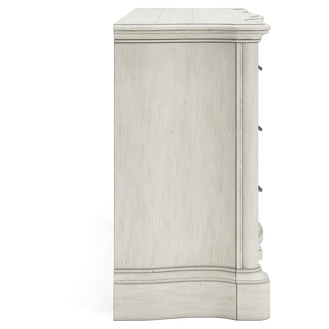 Charming Antique White Arlendyne Bedroom Dresser