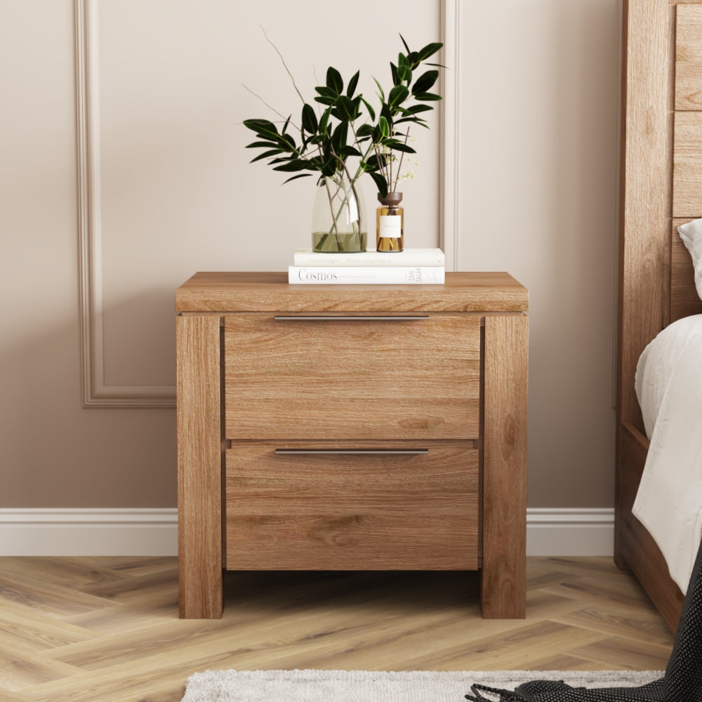 Byron Bay Bedside Table - Natural