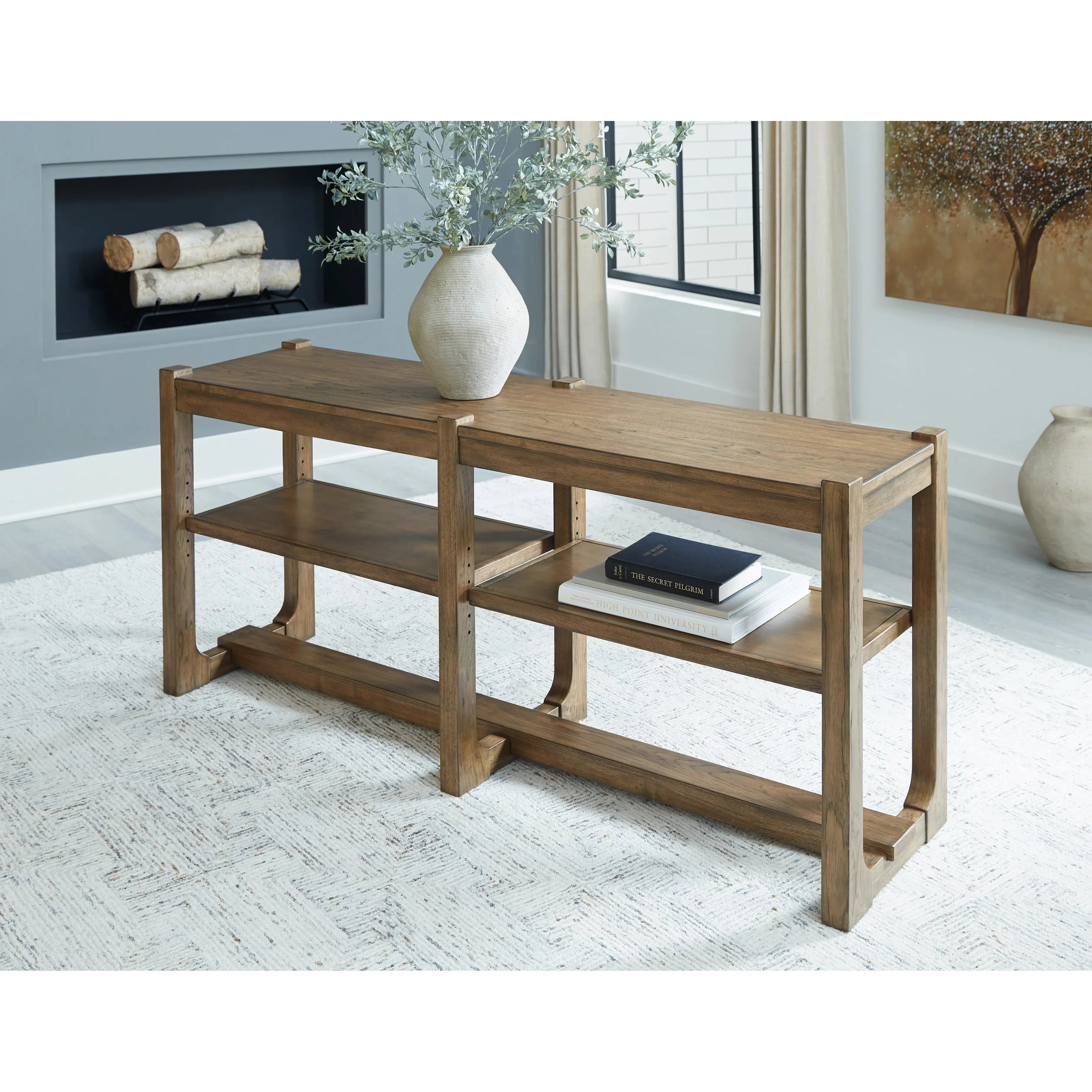 Elegant Cabalynn Console Table and Hallstand for Stylish Entryways