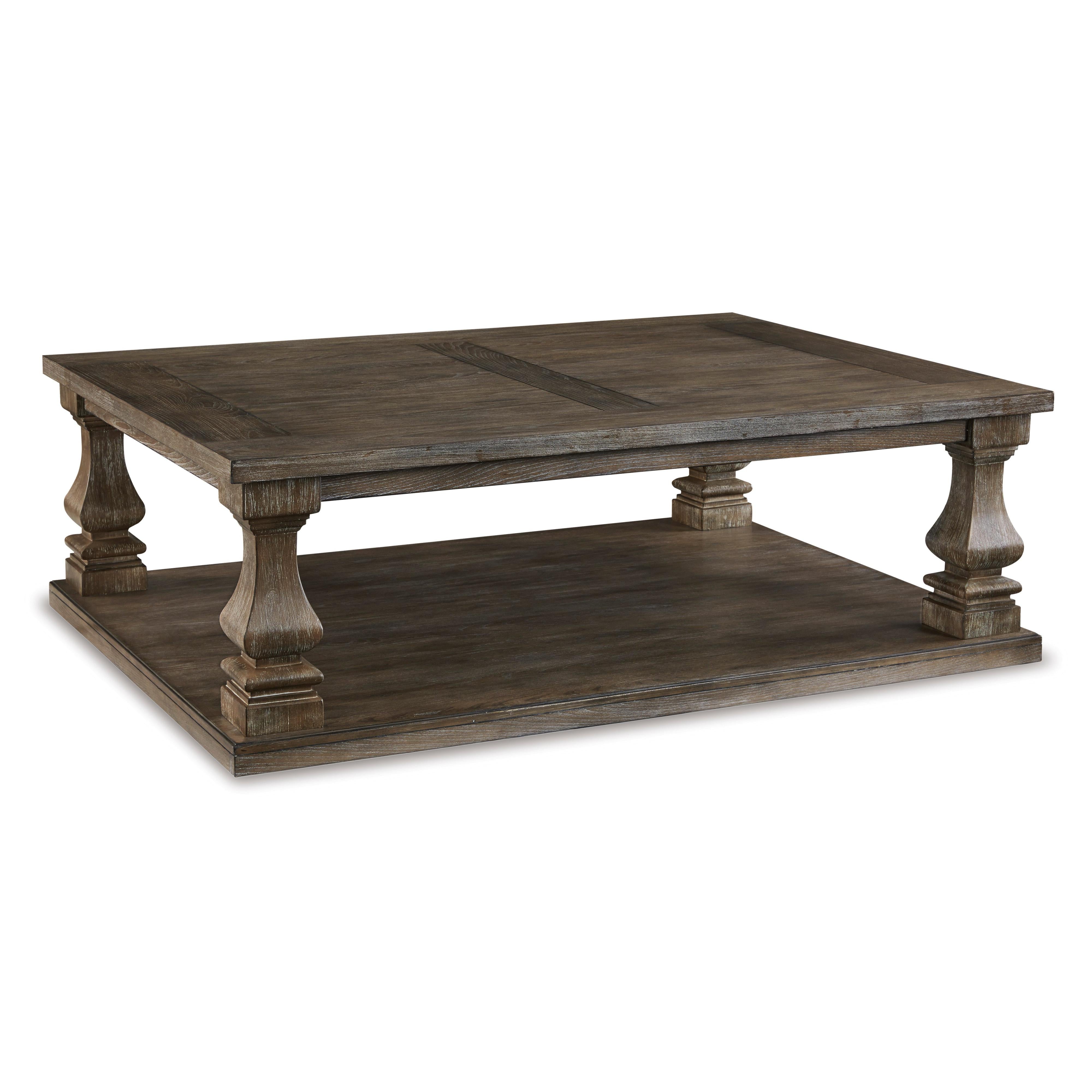 Stylish Johnelle Gray Finish Coffee Table for Modern Living Spaces