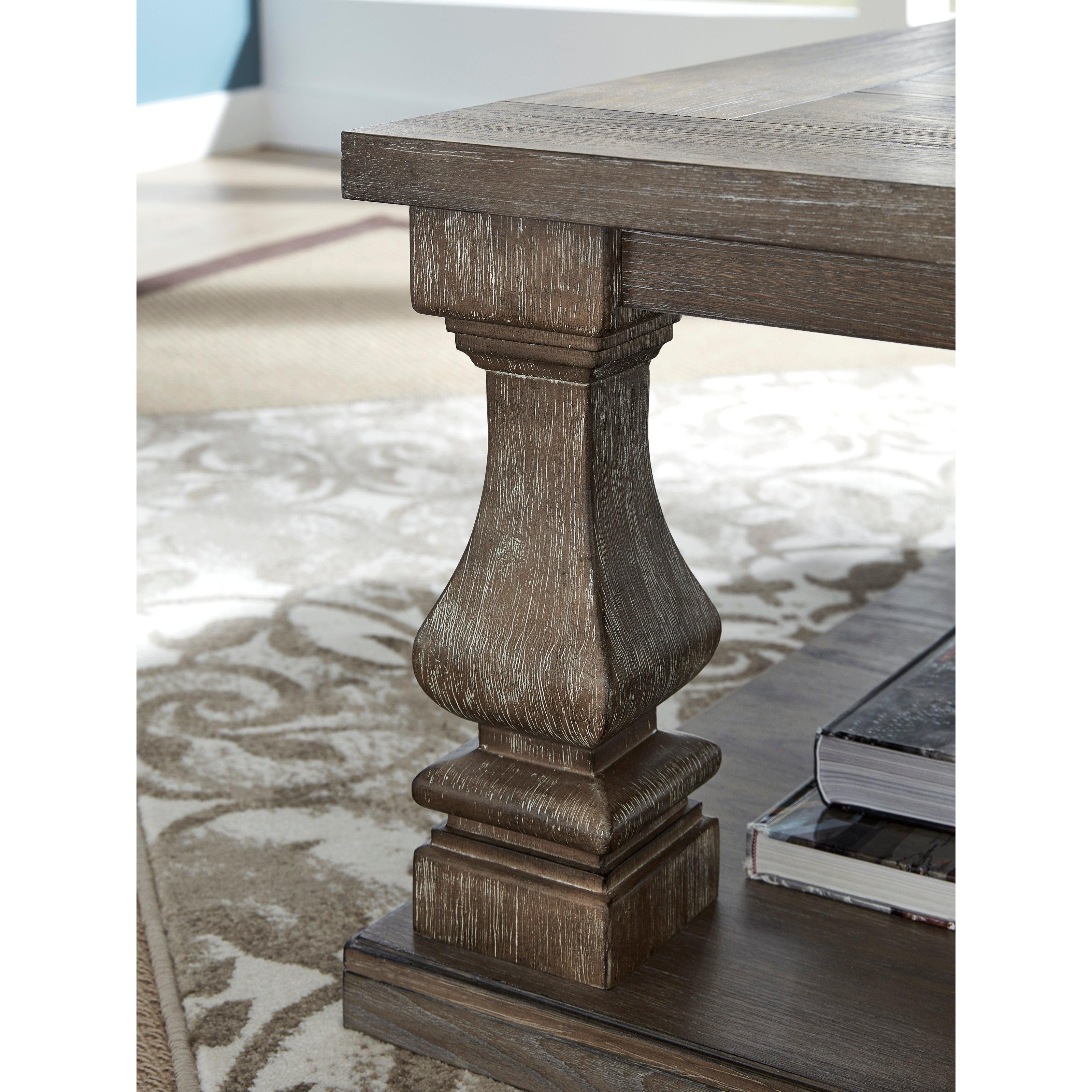 Stylish Johnelle Gray Finish Coffee Table for Modern Living Spaces