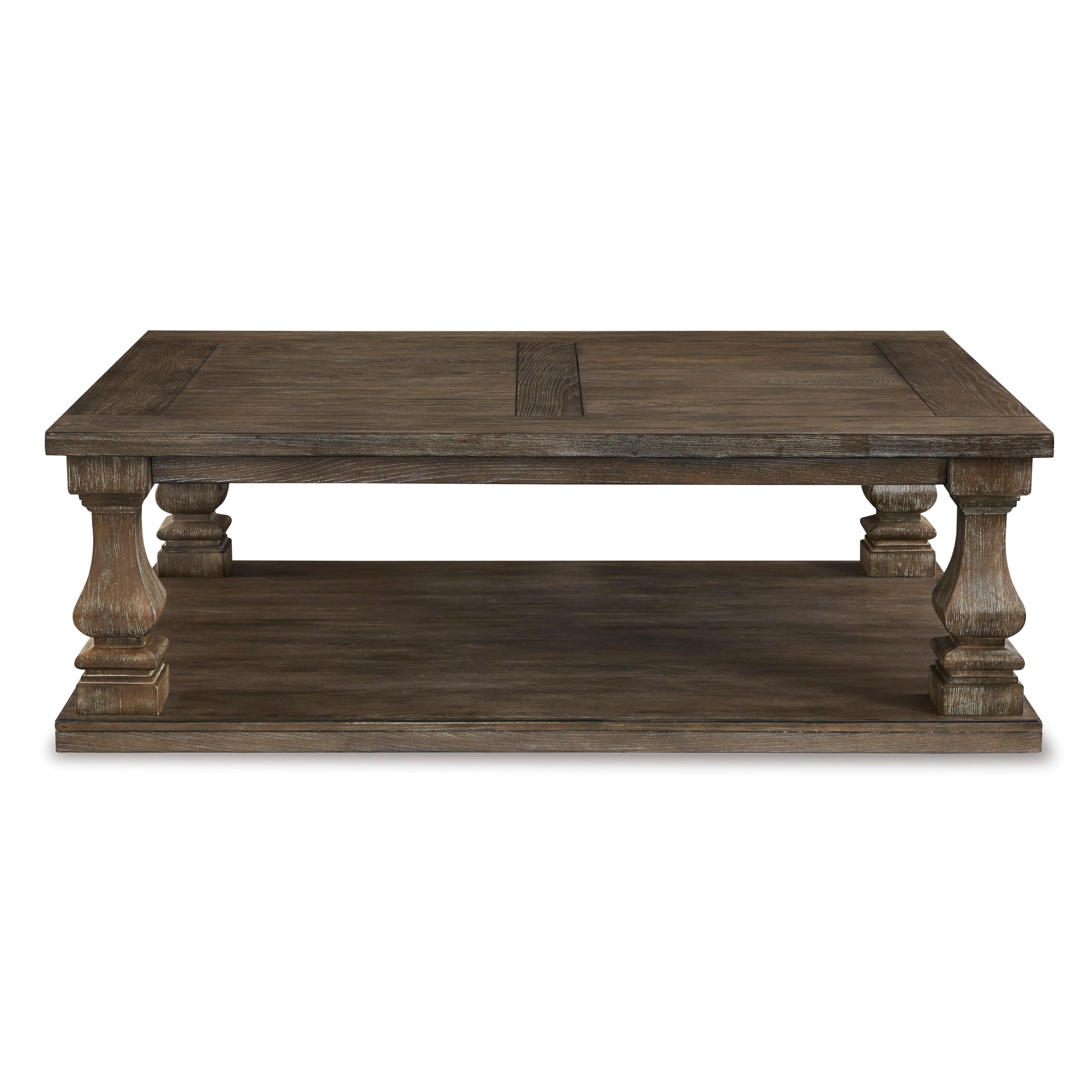 Stylish Johnelle Gray Finish Coffee Table for Modern Living Spaces