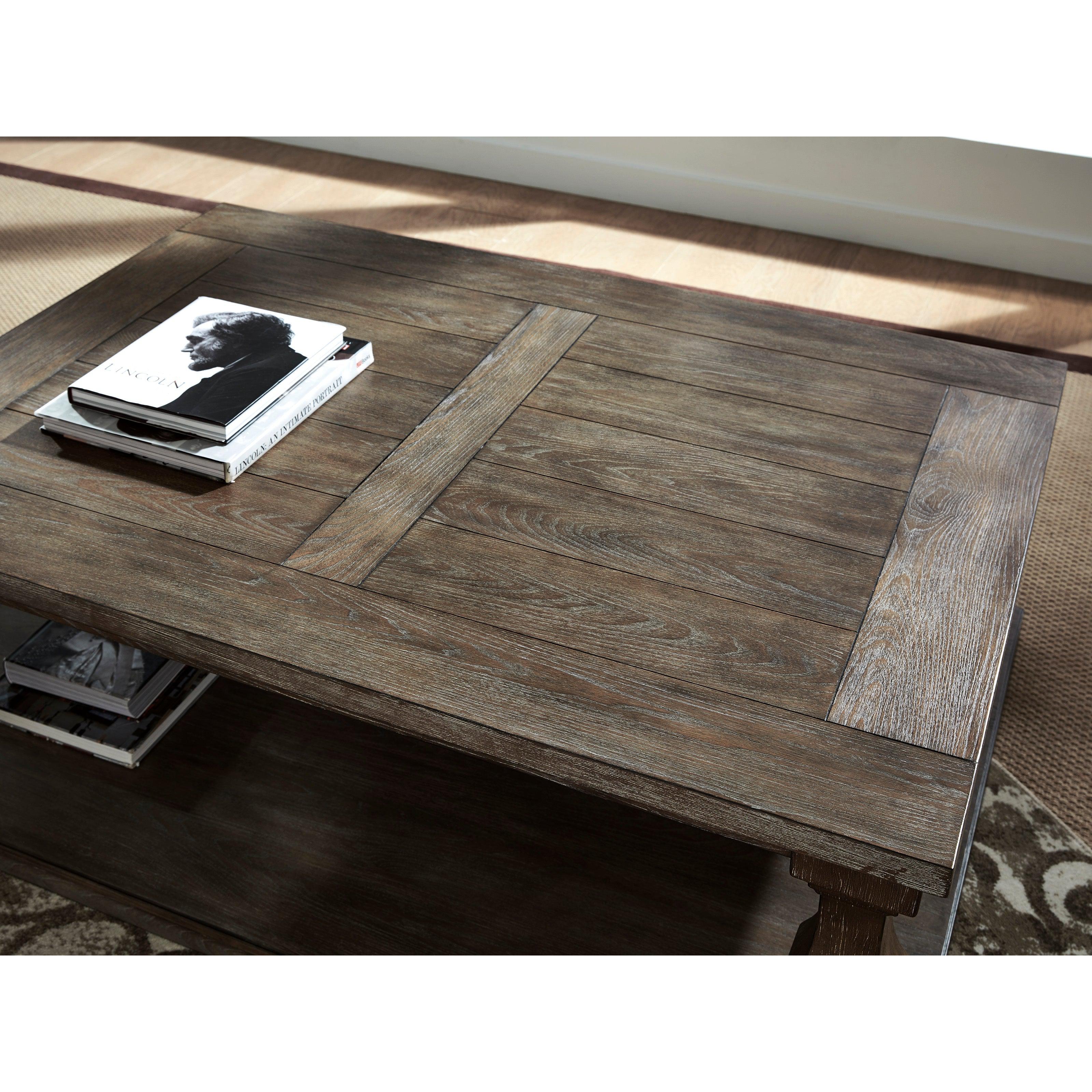 Stylish Johnelle Gray Finish Coffee Table for Modern Living Spaces