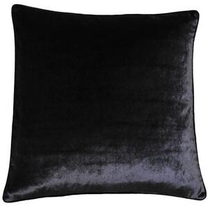 Elegant Black Velvet Cushion