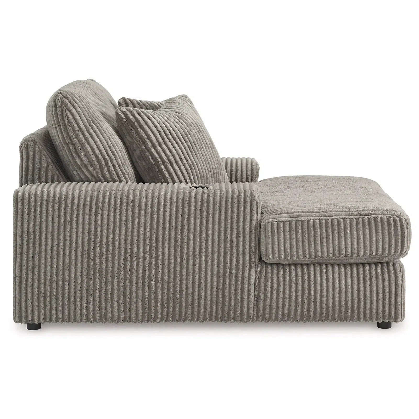 Cozy Lindyn Oversized Chaise in Soft Fog Fabric