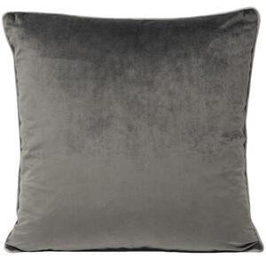 Elegant Meridian Charcoal & Dove Decorative Cushion