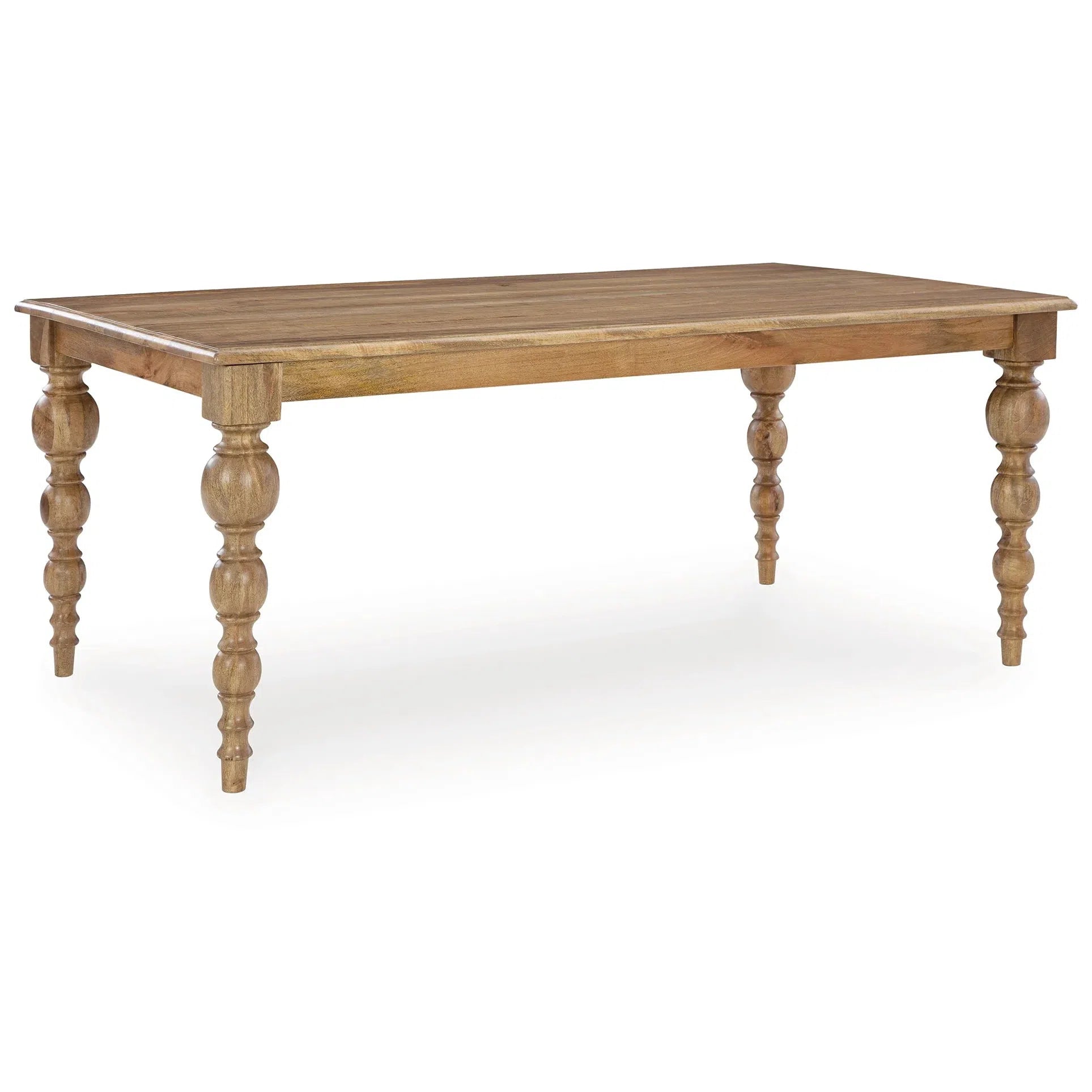 Elegant Light Brown Rybergston Dining Table