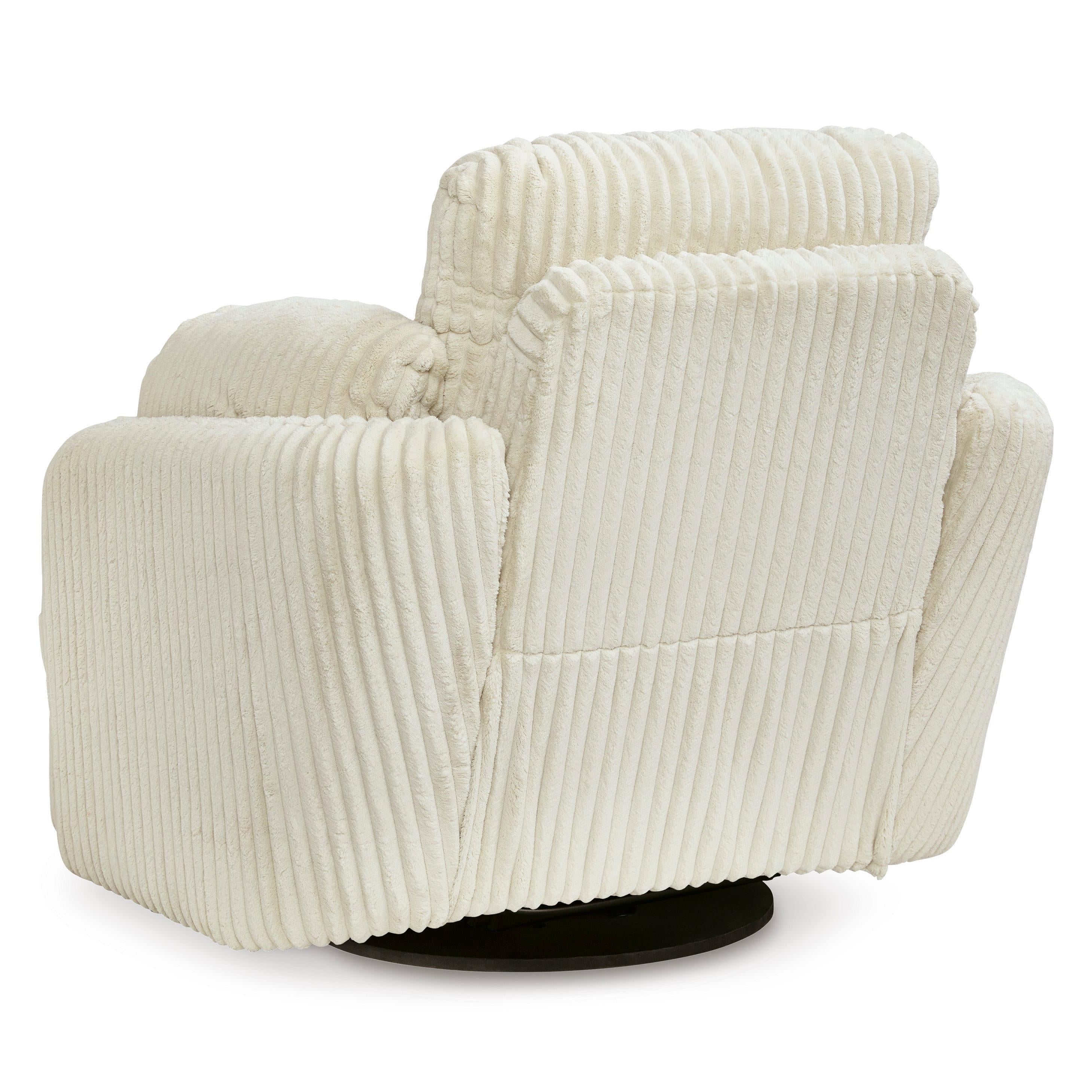 Ivory Tie-Breaker Swivel Glider Recliner: Ultimate Comfort in Style!