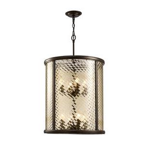 Elegant Auburn Bronze Pendant Ceiling Light Fixture