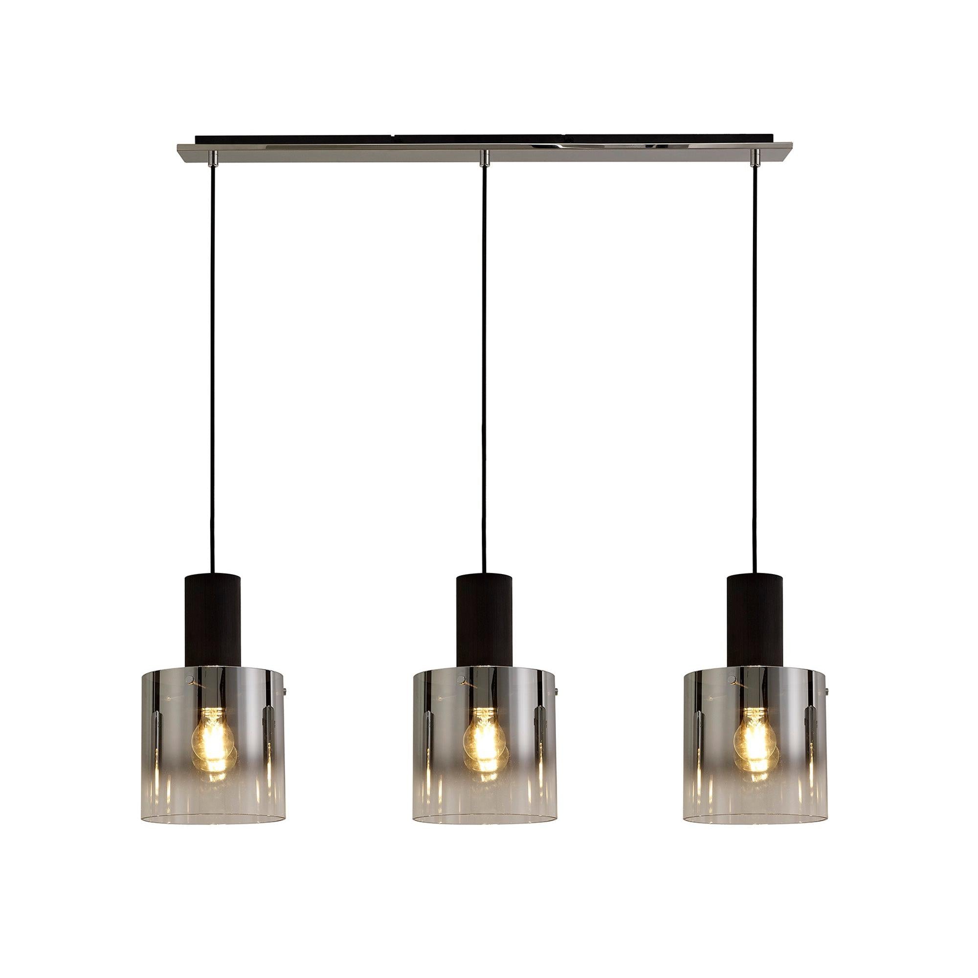 Stylish Brooks 3-Light Linear Pendant Fixture