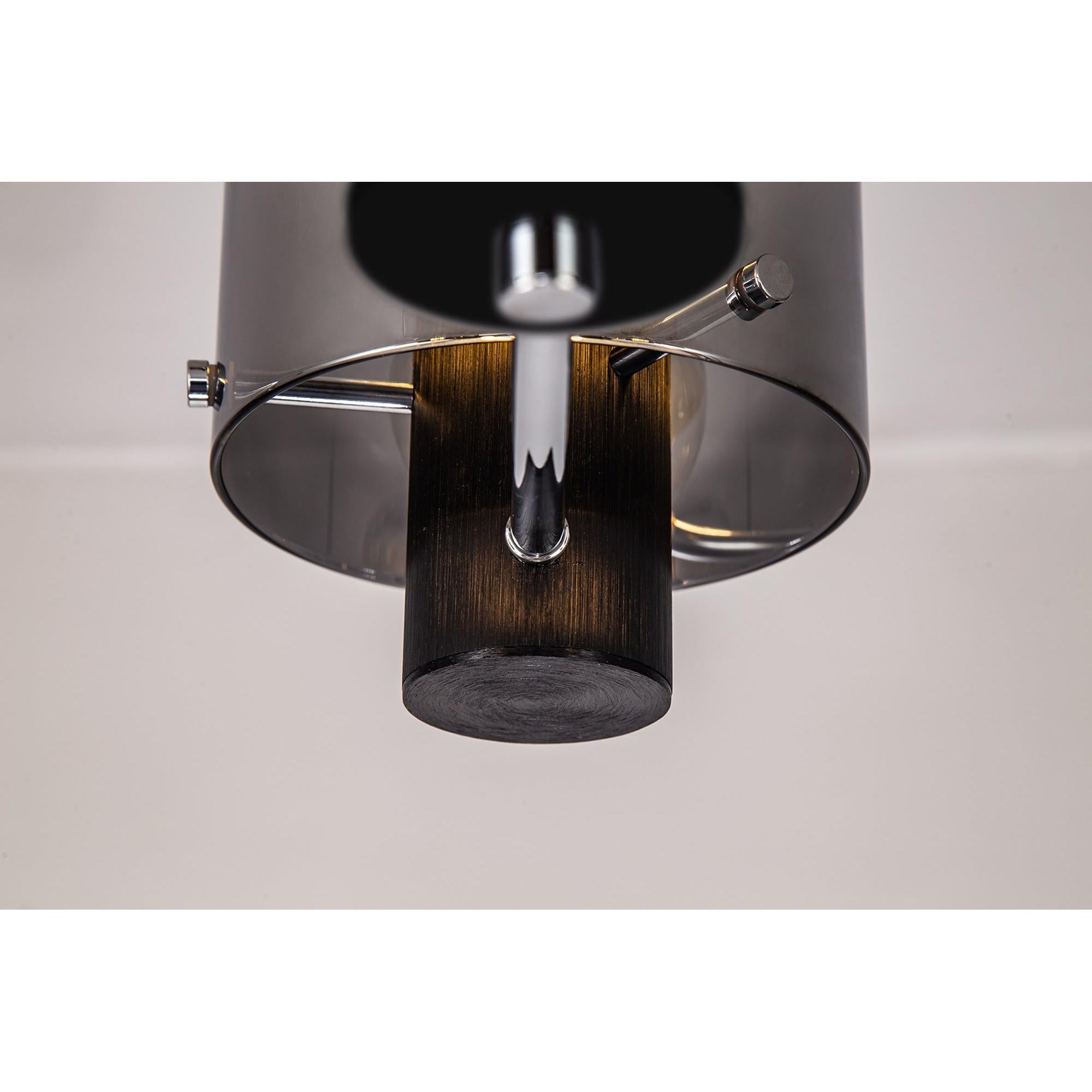 Stylish Brooks 3-Light Semi-Flush Mount Ceiling Fixture