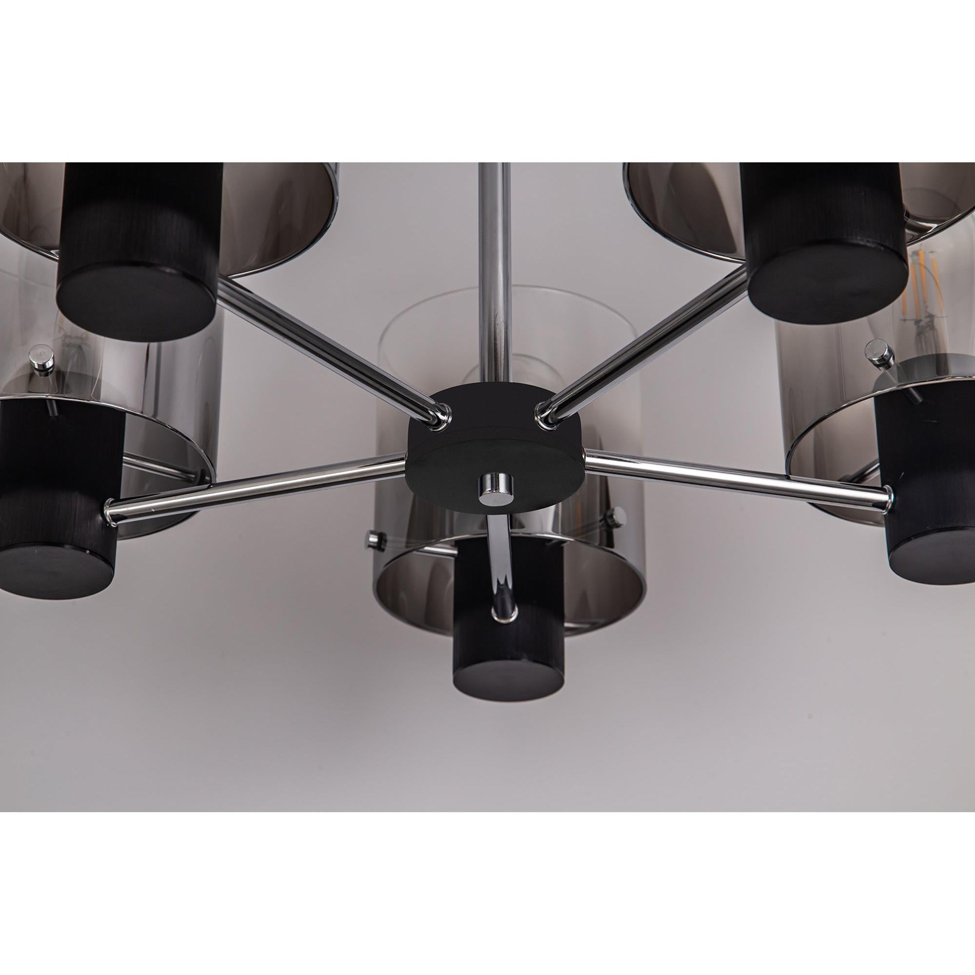 Stylish Brooks 5-Light Semi Flush Mount Fixture