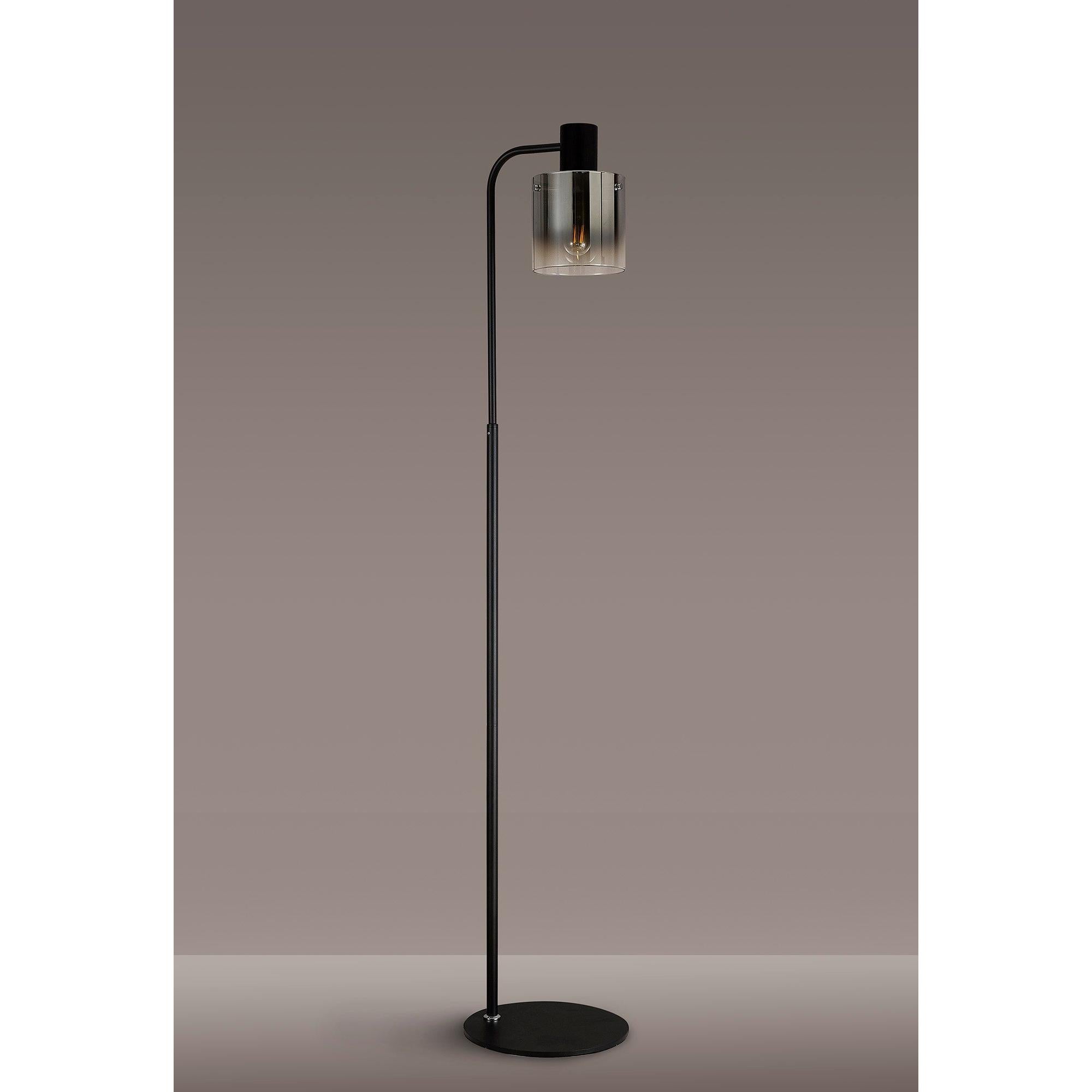 Elegant Brooks Single-Light Floor Lamp for a Cozy Ambiance