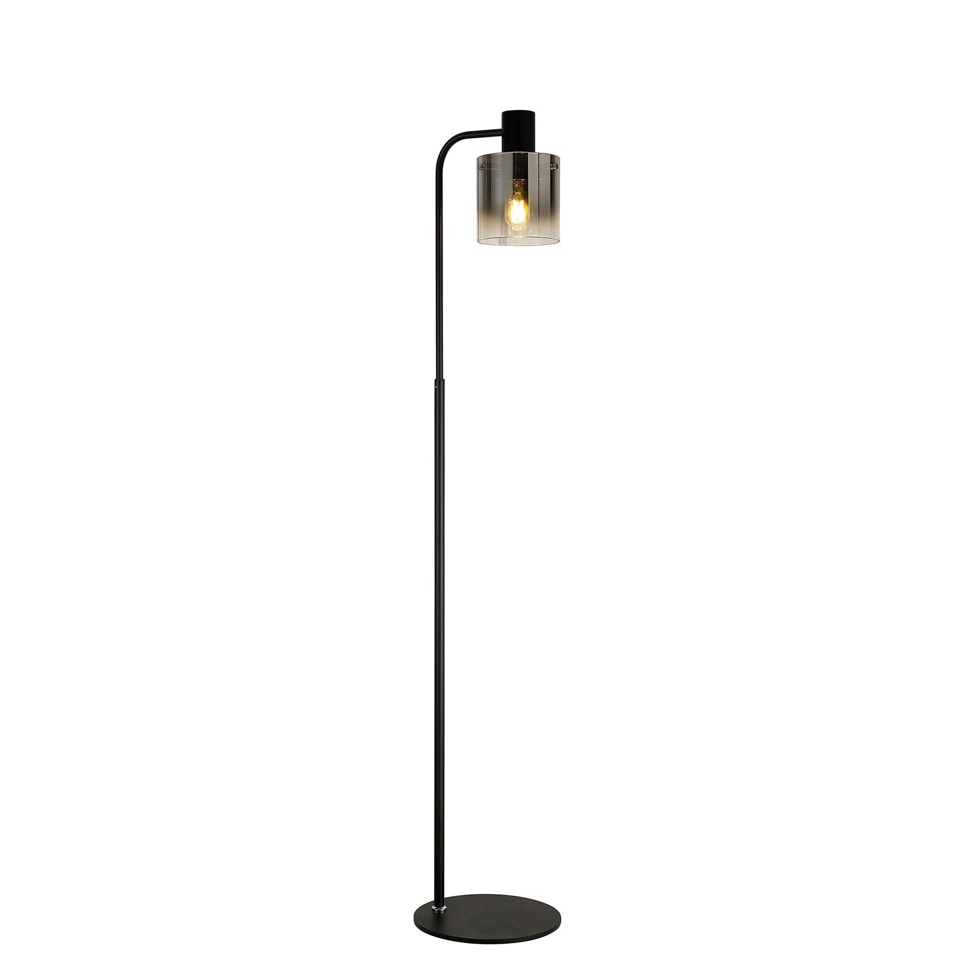 Elegant Brooks Single-Light Floor Lamp for a Cozy Ambiance