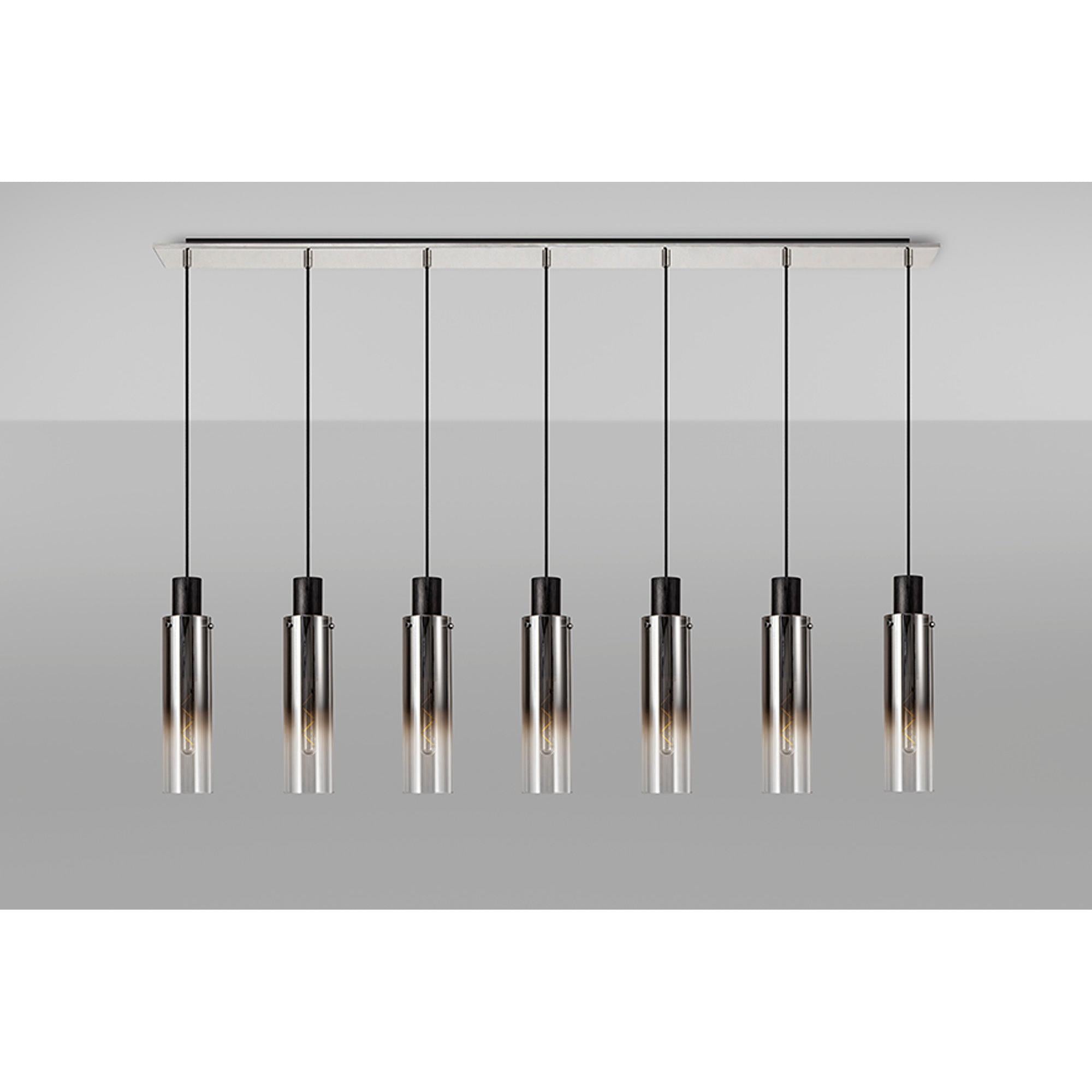 Elegant Brooks Slim 7-Light Linear Pendant