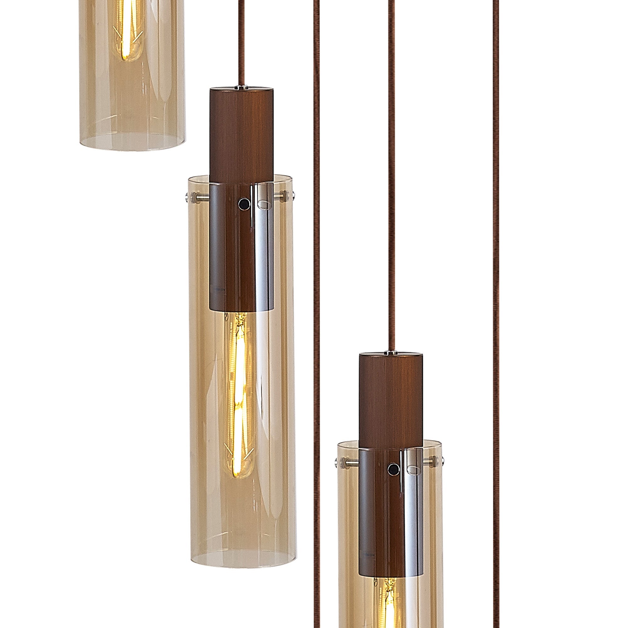 Elegant Brooks Slim 5-Light Round Pendant Fixture